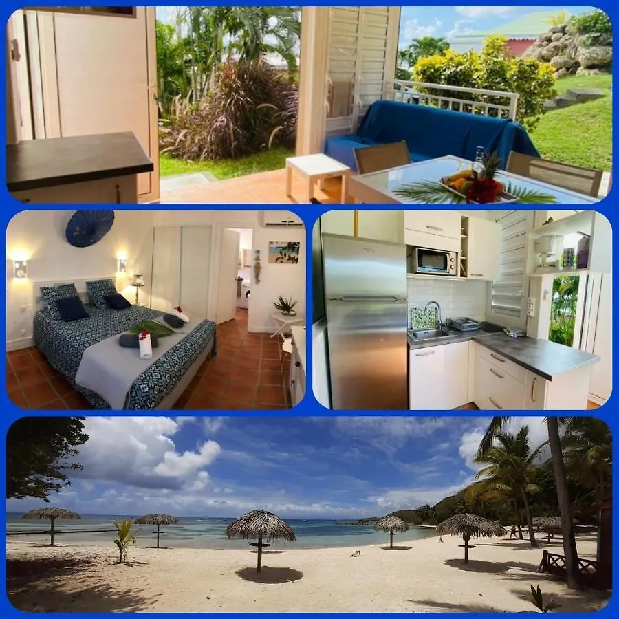 Appartement Rez-De-Chaussee De Villa A 1 Minute De La Plage Saint-Francois  Apartament